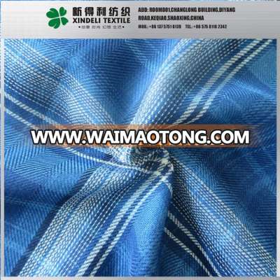 zhejiang shaoxing woven blue plaid poland custom tencel fabric wholesale uk